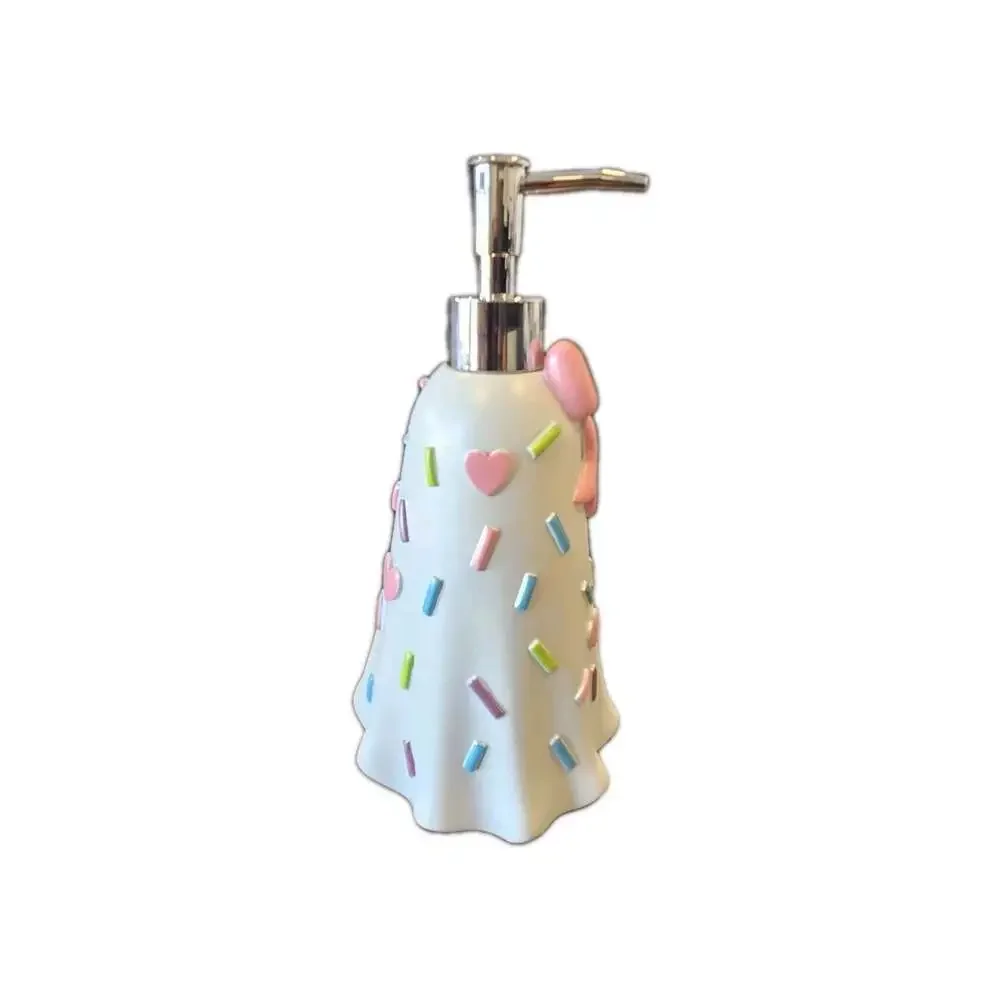 New Pastel Ghost W/ Sprinkles Halloween Soap Dispenser Spooky Decoration